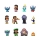 Kleine Mystery Minis Figur von Lilo & Stitch, bunt und detailreich gestaltet.