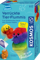Bunte Tier-Flummis im Kosmos-Design für...
