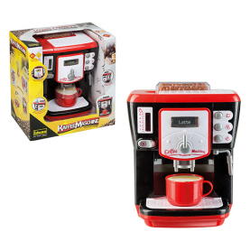 Kaffeemaschine mit Licht- und Soundeffekten in edlem Design.