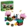 Baukasten Lego Minecraft: Der Kirschblütengarten mit detailreichen Blöcken und Spielfiguren.