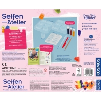 Kosmos Experimentierkasten Seifenatelier: Set für die Herstellung von eigenen Seifen mit verschiedenen Farben und Formen.