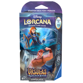 Kartenspiel Disney Villainous - Das Böse hört niemals auf mit Ursulas Rückkehr als Thema und hochwertigen Karten.