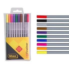 Idena Fineliner 0,4mm 10 Stück