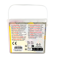 Bunte Straßenmalkreide in einer 20er Box mit 7 Farben.
