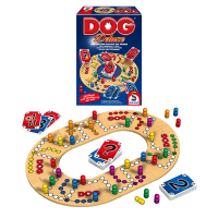 Klassisches Brettspiel Dog Deluxe mit Spielbrett,...