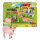 Bauernhof Puzzle mit 100 Teilen von Schleich Farm World mit detailreichen Motiven des Bauernhofs und des Hofladens.