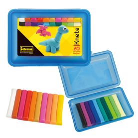 Bunte Knetbox mit 20 Stangen in verschiedenen Farben für kreativen Spielspaß.
