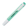 Türkiser Textmarker mit schräger Spitze und ergonomischem Design.