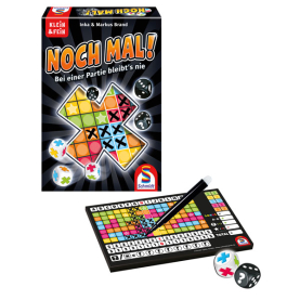 Gesellschaftsspiel Spiel noch mal! mit farbenfrohem Design und vielseitigem Spielspaß für die ganze Familie.