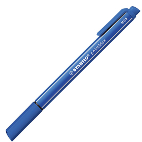 Blauer Filzschreiber Pointmax mit ultramarinblauer Farbe und ergonomischem Design.