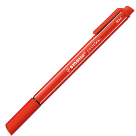 Roter Filzschreiber Pointmax in Karminrot mit feiner Spitze für präzises Schreiben.