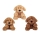 Teddy-HERMANN Plüsch Schlenkerhund 20cm 3fach sortiert