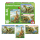 Puzzle Abenteuer mit den Dinosauriern mit 3x48 Teilen, ideal für kleine Entdecker.