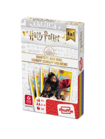 Kartenspiel Harry Potter 4in1 Quartett Mau Mau Schnipp Schnapp. Memo