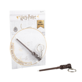 Schlüsselanhänger Harry Potter Zauberstab Lumos Maxima braun inkl. Batterien Blister