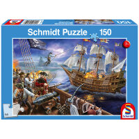 Puzzle Abenteuer mit den Piraten mit 150 Teilen für...