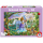Ein Puzzle mit Prinzessin und Einhorn Motiv, bestehend aus 150 Teilen.