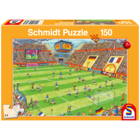 Puzzle Finale im Fußballstadion mit 150 Teilen und detailreichem Motiv.