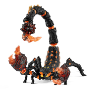 Plastikfigur eines Lavaskorpions von Schleich,...