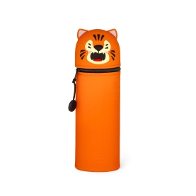 Legami 2-in-1-Federmäppchen aus Silikon - Kawaii Tiger
