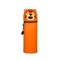 Legami 2-in-1-Federmäppchen aus Silikon - Kawaii Tiger