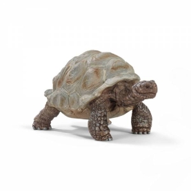 Gelbe Giant Schildkröte Figur von Schleich in Lebensgröße für Tierliebhaber und Sammler.