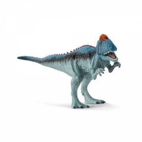 Plastikspielzeug des Schleich Dinosauriers Cryolophosaurus in lebensnaher Größe von 10,6cm.