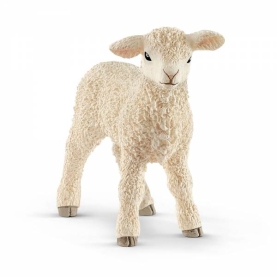 Kuscheliges weißes Schleich Farm World Lamm mit realistischer Darstellung, perfekt für Tierliebhaber.