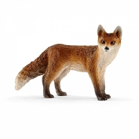 Plastikfigur eines Schleich Wild Life Fuchses in...