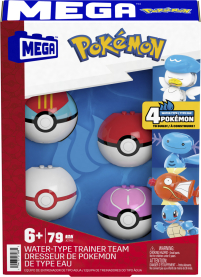 MEGA Pokémon 4 Wasser Trainer Set