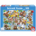 Puzzle Tierische Selfies mit 200 Teilen und buntem Motiv von Tieren, die Selfies machen.
