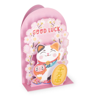 Legami Pop Up Karte Kitty Good Luck