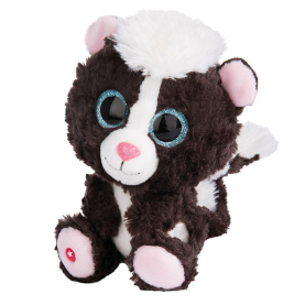 Plüsch-Stinktier Suppi von Nici in 15 cm Größe mit niedlichen Glubschi-Augen.