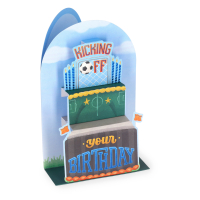 Legami Pop Up Karte Birthday Cake Fussball
