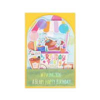 Legami Pop Up Karte Teddy Cart