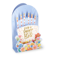 Legami Pop Up Karte Birthday Cake Blumen