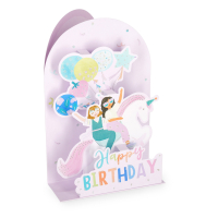 Legami Pop Up Karte Unicorn