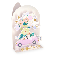 Legami Pop Up Karte Wedding Car