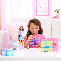 BARBIE Party Haustier Geburtstag Serie blaues Kleid