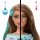 BARBIE Party Haustier Geburtstag Serie blaues Kleid