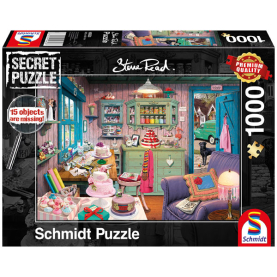 Puzzle Großmutters Stube von Schmidt Spiele mit nostalgischem Motiv und 1000 Teilen.