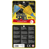 Idena Fangballspiel XXL 2er Set mit 3 Bällen mehrfarbig 5 Teile