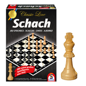 XXL Schachbrett - klassisches Brettspiel in Übergröße für großes Spielvergnügen.