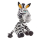 Kleines Plüsch-Zebra Marty aus Madagascar mit schwarzen Streifen und süßen Knopfaugen.