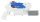 Idena Wasserpistole Blaster Micro Splash 150ml 28cm