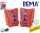 BEMA Schwimmflügel Sensitive für 1-6 Jahre bis 30gk orange/blau 14,5x19,5cm 2 Stück