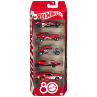 Hot Wheels Mattel 80th Anniversary 1:64 5er Pack