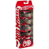Hot Wheels Mattel 80th Anniversary 1:64 5er Pack