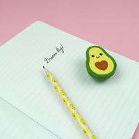 Maxi Radiergummi mit süßem Avocado-Design und...