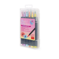 Legami Pinselstifte Brush Markers pastell 12 Stück